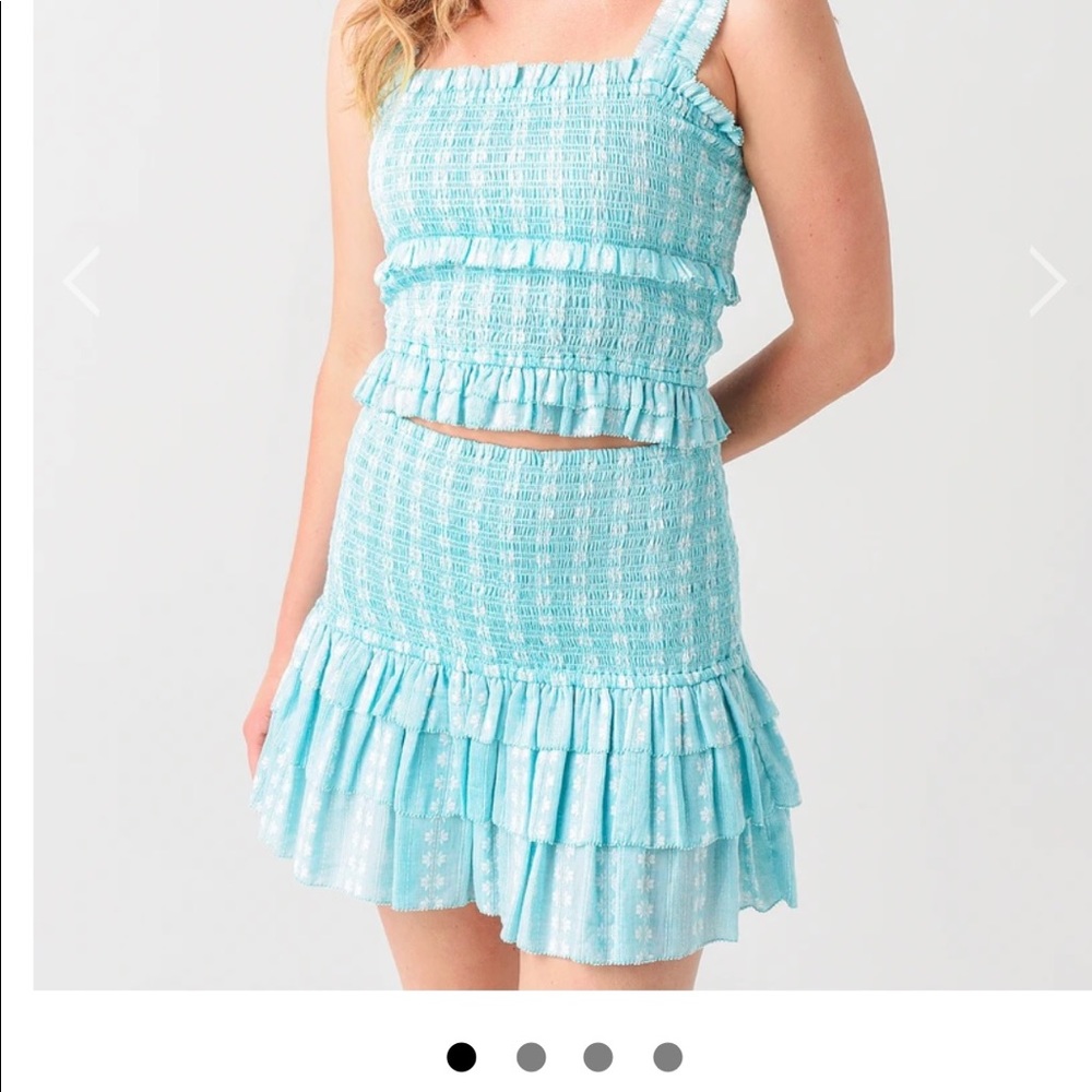 Blue and white dress- 2 pieces!☀️☀️